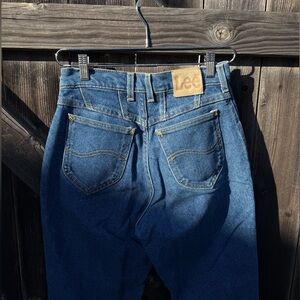 Vintage made in USA Lee Riders blue Denim High Waisted jeans